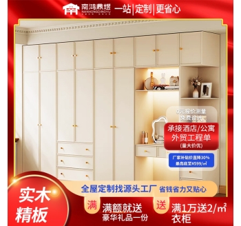 现代衣柜系统定制